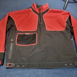 Sun Mountain Advanced Technical GORE-TEX Pullover Jacket Mens Large Red Black